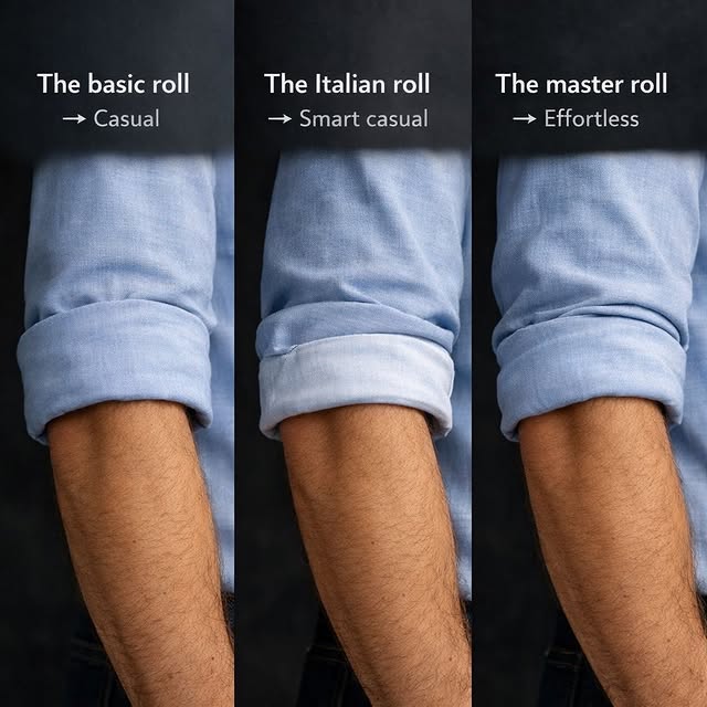 Three rolls. Three different men.
