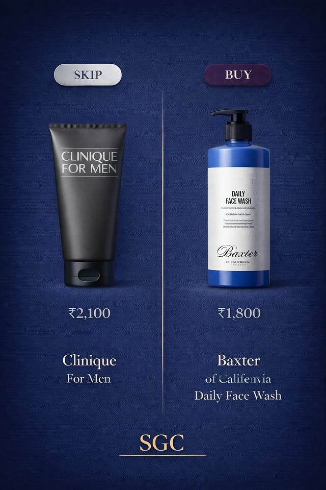 Skip Clinique For Men Face Wash. Buy Baxter of California Daily Face Wash.