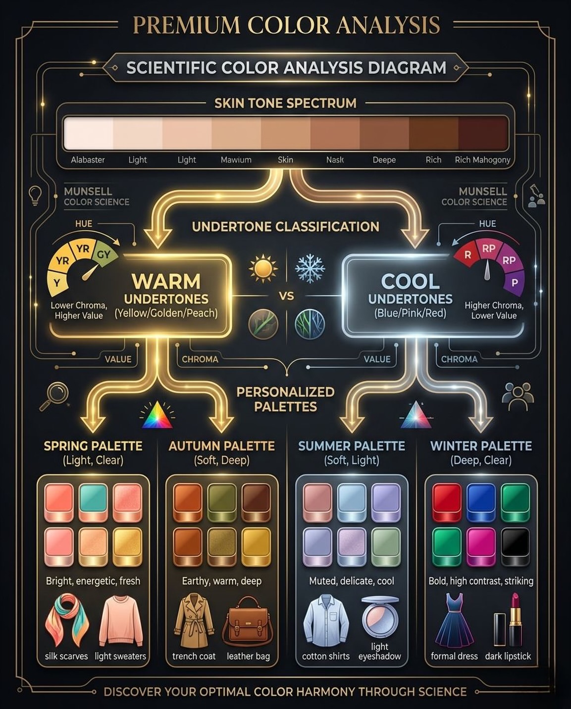 The right colours make you glow.