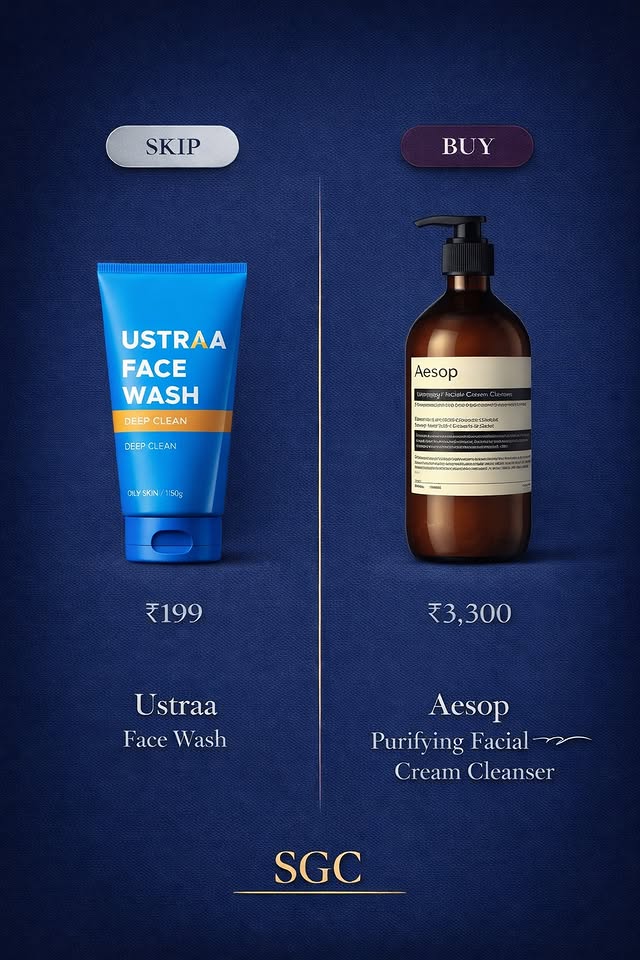 Skip Ustraa Face Wash Deep Clean. Buy Aesop Purifying Facial Cream Cleanser.